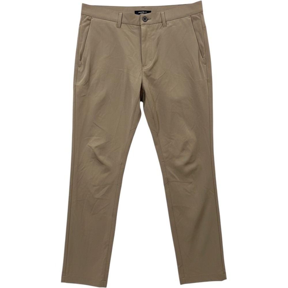 Fabletics The Only Pants Mens 38x32 Khaki Tan Technical Stretch Chino athleisure